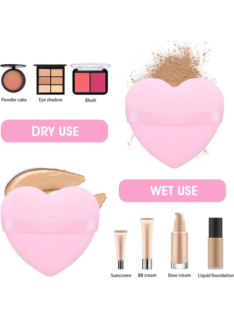 3pcs Powder Puff Soft Face Triangle Makeup Puff for Loose Powder Body Cosmetic Foundation Sponges Beauty Blender Makeup Tool Multicolors - Image 2